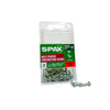 SPAX No. 6 x 5/8 in. L Phillips/Square Zinc-Plated Multi-Purpose Screws 50 pk - Deal of The Week