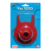 Korky Toilet Flapper Red Rubber - Open Box