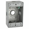 Bell 18.3 cu in Rectangle Aluminum 1 gang Weatherproof Box Gray