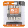National Hardware Squeak Guard 3.5 in. L Satin Nickel Door Hinge 3 pk