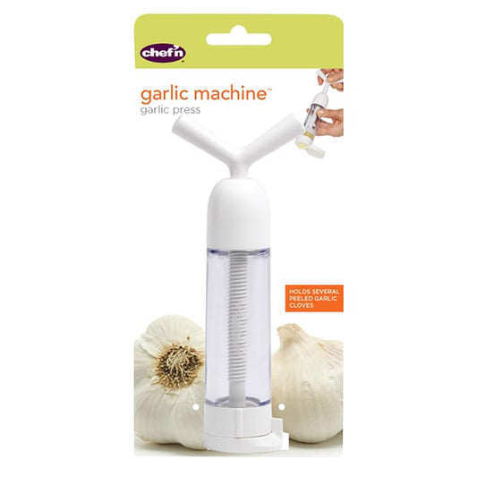 Chef'n White Plastic Garlic Machine