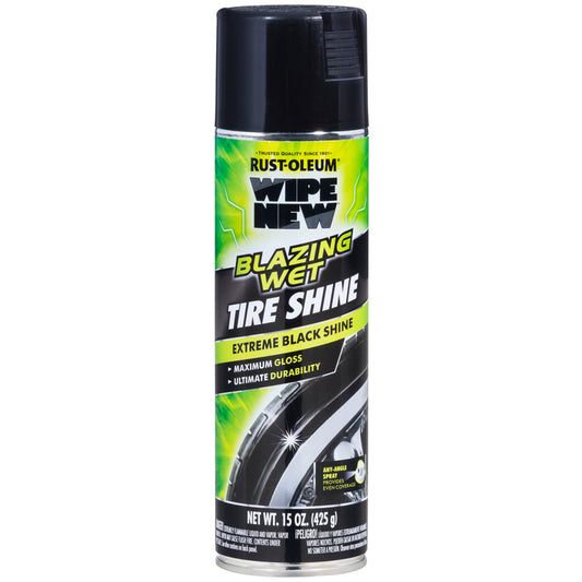 Rust-Oleum Wipe New As Seen on TV Tire Shine 15 oz (Pack of 6)