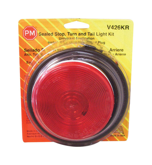 Peterson Red Round Stop/Tail/Turn Light Kit