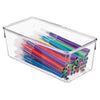 iDesign Linus 3 in. H X 4 in. W X 8 in. D Plastic Drawer Organizer