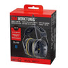 3M WorkTunes 24 dB Soft Foam Bluetooth Earplugs/Earphones w/Mic Black 1 pair