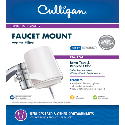 Culligan Faucet Mount Water Filtration System For Culligan