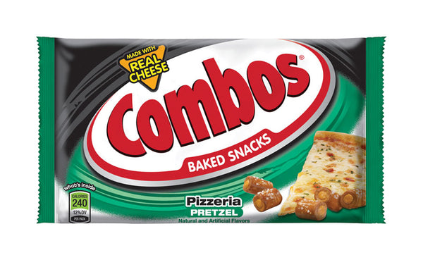 Combos Pretzels de pizza, aperitivo, paquete de 1.7 oz (paquete de 18)