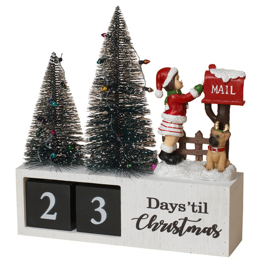 Gerson Multicolored Countdown Calendar Indoor Christmas Decor (Pack of 2)