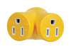 Camco 30 amps RV Generator Outlet Adapter 30-15A 1 pk
