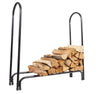 Panacea Black Powder Coated Steel Log Rack