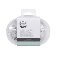 Zenna Home Frost Clear Plastic Soap Dish (Pack of 2)