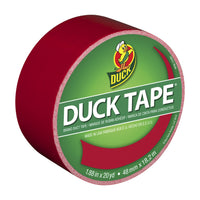 Duck 1.88 in. W X 20 yd L Red Solid Duct Tape