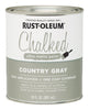 Rust-Oleum Chalked Ultra Matte Country Gray Water-Based Acrylic Chalk Paint 30 oz