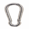 Campbell Chain 0.51 in. Dia. x 3-1/8 in. L Polished Stainless Steel Spring Snap 200 lb. (Pack of 10)