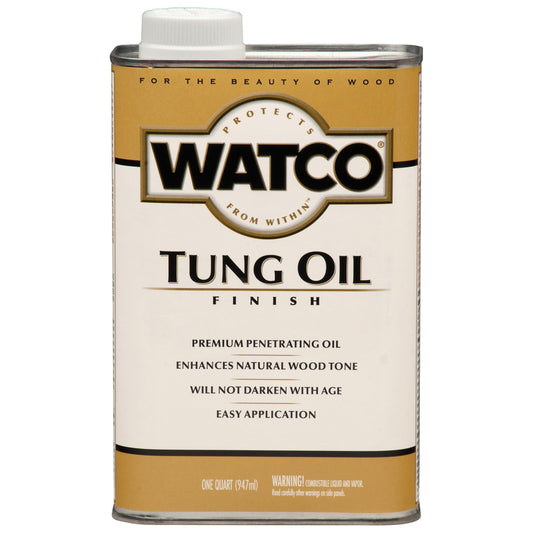 Watco Clear Oil-Based Alkyd-Oil Tung Oil 1 qt