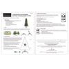 Holiday Bright Lights 6 ft. Pencil LED 1150 ct Emerald Pine Sparkle Color Changing Christmas Tree
