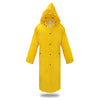 Boss Yellow M PVC-Coated Rayon Rain Jacket 35 mil Think
