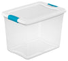 Latching Storage Box, 25-Qt. (Pack of 6)