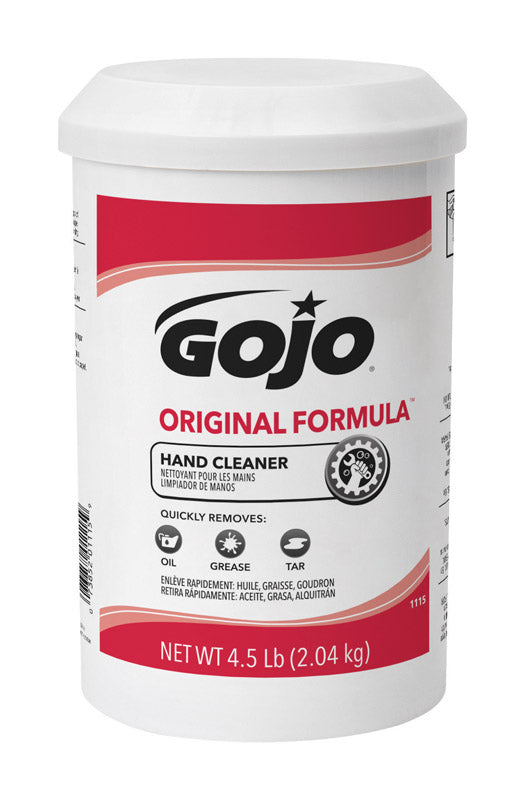 Gojo Original Fragrance Free Scent Hand Cleaner 4.5 lb. (Pack of 6)