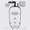 Dyno Titan Pro Roof Ridge Light Clips 50 pk