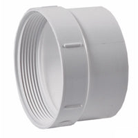 NDS Schedule 35 4 in. Spigot each X 4 in. D FPT PVC Pipe Adapter 1 pk