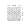 Smart Tiles 8.95 in. W X 8.97 in. L Gray Glazed Vinyl Adhesive Wall Tile 4 pc (Pack of 6)