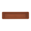 Bloem Dura Cotta 5.75 in. H X 24 in. W X 7.5 in. D Plastic Window Box Terra Cotta