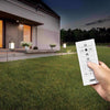 Feit Smart Home 4 in. Solar Power Metal Square Hanging Pathway Light Bronze - Open Box