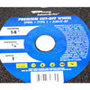 Forney 14 in. D X 1 in. Aluminum Oxide Metal Cutting Wheel 1 pc