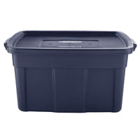 Rubbermaid Roughneck 31 gal Navy Storage Box 16.7 in. H X 20.4 in. W X 32.3 in. D Stackable (Pack of 6)