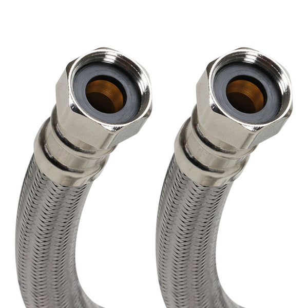 Fluidmaster 3/4 in. FIP X 3/4 in. D FIP 24 in. Braided Stainless Steel Water Heater Supply Line - Deal of The Week