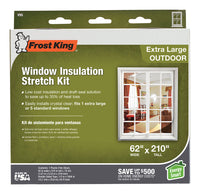 Frost King Outdoor Window Film Insulator Kit 210 in. L X 62 in. W 1 sheet