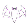 Celebrations Purple 120 ct 15 in. LED Prelit Illuminated Bat Halloween Decor (Pack of 8)
