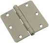 National Hardware 3 in. L Satin Nickel Door Hinge 1 pk - Open Box