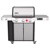 Weber Genesis SX-335 Smart Gas Grill Stainless Steel 3 Burner LP Grill with Weber Connect and Sear Zone