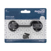 National Hardware 4 in. L Matte Black Steel Hook and Eye Closure 1 pc