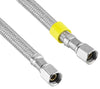 Lasco 1/4 in. Compression X 1/4 in. D Compression 5 ft. Braided Stainless Steel Ice Maker Supply Lin
