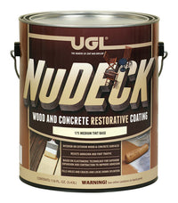 UGL NuDECK Flat Medium Tint Base Mid Tone Base Floor and Patio Coating 1 gal (Pack of 2).