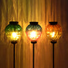 Alpine Multicolored Acrylic/Glass/Metal 15 in. H Solar Garden Stake (Pack of 6)