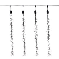 Celebrations LED Clear Cluster Rain Lights 47 in. Hanging Decor (Pack of 12)