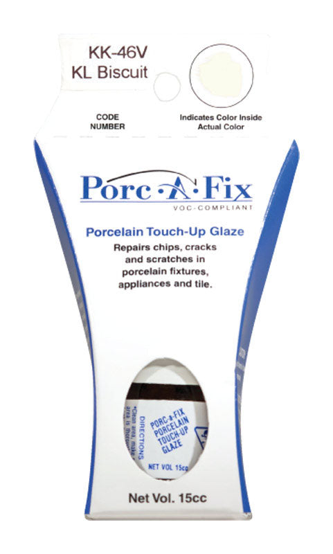 Porc-A-Fix Porcelain Kohler Biscuit Touch-Up Glaze 15 cc