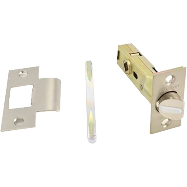5520.150.FLS Pestillo de paso con perilla de resistencia de 2-3/4" - Níquel satinado