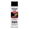 Rust-Oleum Industrial Choice Black Field Marking Paint 18 oz (Pack of 6).