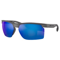Native Ridge-Runner Unisex Matte Granite Frame Blue Lens Polarized Sunglasses - Deal of The Week