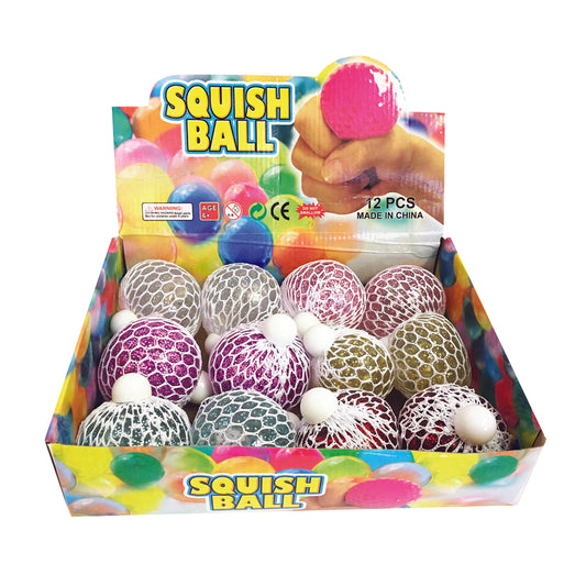 Traditions Squish Mesh Ball Rubber 1 pc (Pack of 12)