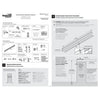 National Hardware Builder 72 in. L Matte Black Steel Barn Door Hanger Kit 1 pc
