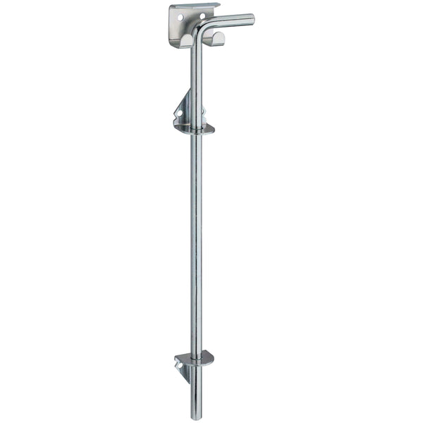 Perno de puerta de caña ajustable de zinc, 0,5 x 18 pulgadas (paquete de 5)
