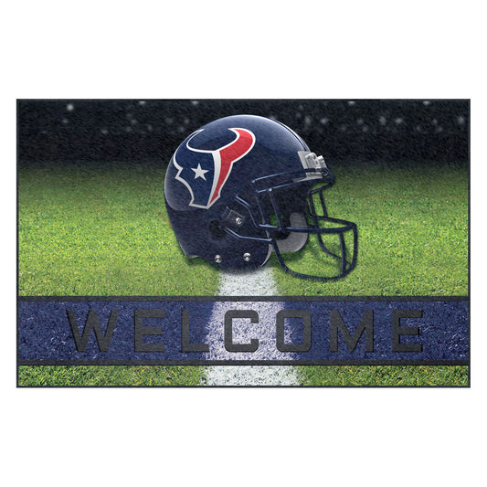 NFL - Houston Texans Rubber Door Mat - 18in. x 30in.