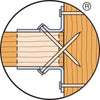 Simpson Strong-Tie 6.63 in. H x 1.56 in. W 18 Ga. Galvanized Steel Joist Hanger 1 pk - Open Box