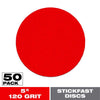Diablo StickFast 5 in. Ceramic Blend Adhesive Sanding Disc 120 Grit Fine 50 pk